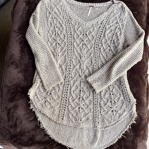 Free People Cross My Heart Sweater - Picture 5 of 10